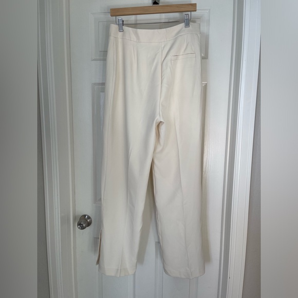 NWT Commense Solid Tube Top With Wide Leg Pants Set Cream Ivory Large - Picture 12 of 14